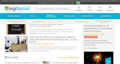 Desktop Screenshot of legisocial.fr